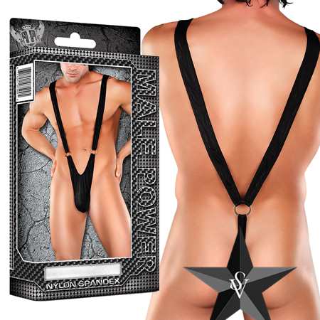 Nylon Spandex Sling with Rings Blk LX