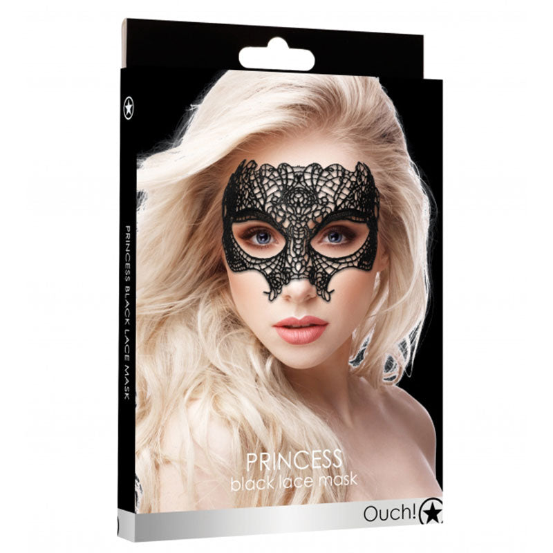 Ouch Princess Lace Eye Mask Black