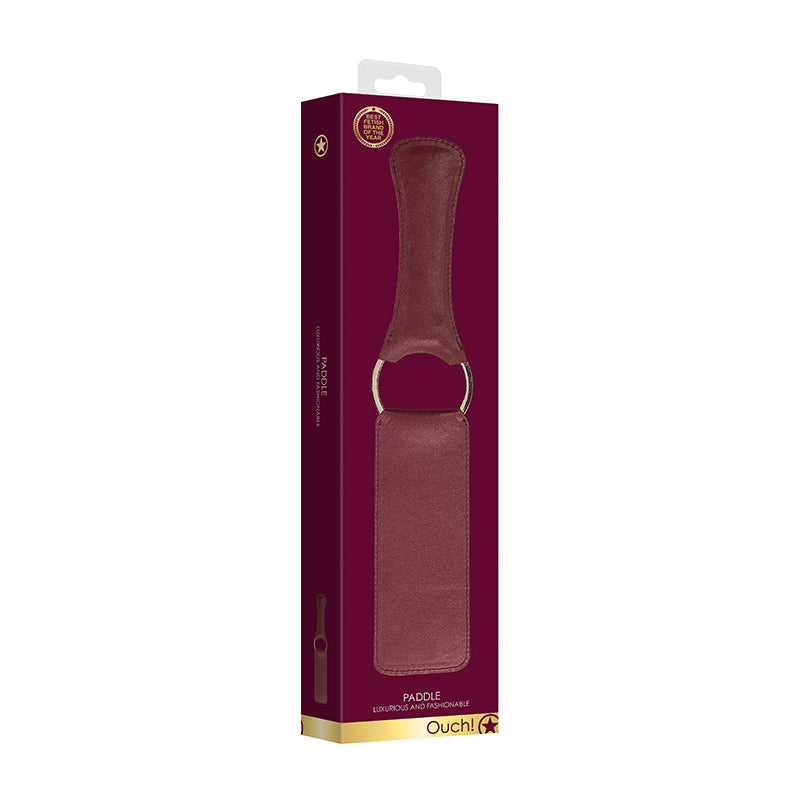 Ouch Halo Ringed Paddle Burgundy